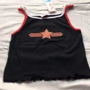 Shirley spaghetti top Large NWT